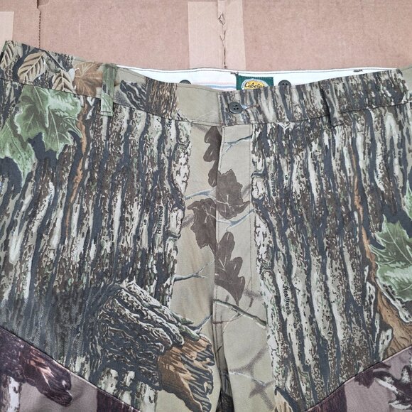 Cabelas Snake Proof REAL Tree Camo Outdoor Hunting Hiking Pants 42 x28 USA Made - Picture 2 of 16